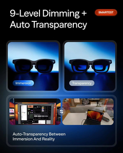 Viture 2026 Xr Glasses 174 Inch Virtual Screen 58. Fov Ar Gesture <b>Control</b> for Android <b>Gaming</b> Movies Viture Aviation - Product Image 4