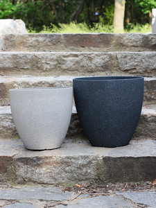 Maceta de gran tamaño mate con acabado de piedra para decoración de sala de estar e interior, duradera y elegante - Product Image 4