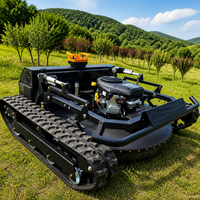Robot de tonte télécommandé multifonction haute puissance pour l'agriculture, la foresterie, l'aménagement paysager, la taille et le désherbage