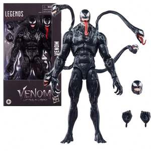 Figura de PVC articulada de 7 pulgadas de <span class=keywords><strong>Venom</strong></span> <span class=keywords><strong>2</strong></span> (versión cinematográfica) de <span class=keywords><strong>Marvel</strong></span> Legends, modelo sínfbrico multicabezas, nueva, con animales congelados DY - Product Image 1