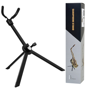 SLADE usine nouveau Design noir en alliage d'aluminium Support Triangle <span class=keywords><strong>Saxophone</strong></span> ténor Support avec sac - Product Image 1
