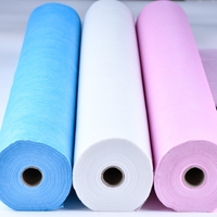 Lit de massage non tissé pour salon de beauté, vente en gros, feuille imperméable et résistante à l'huile, rouleau de lit jetable