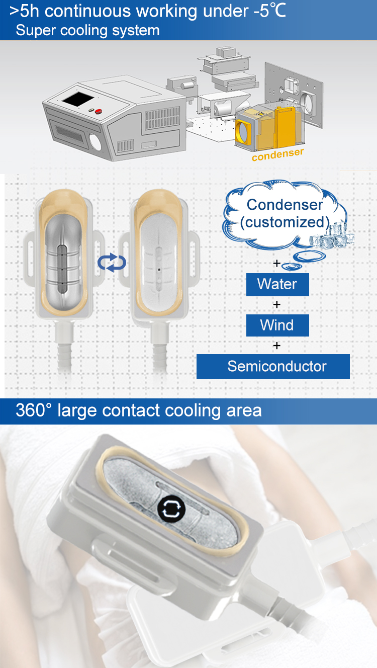 OEM Cellulite Remover Cryolipolysis Slimming Machine 3 Handles Cryolipolysis