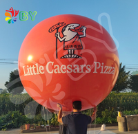 BOYAN géant publicité extérieure volant air ciel balle ronde gonflable sphère ballon hélium ballon volant balle jouets avec logo OEM