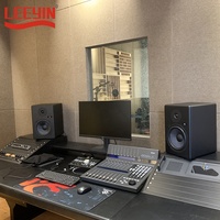 Carreaux de feutre insonorisants panneau acoustique en fibre de polyester panneaux de feutre acoustique de 24mm