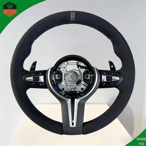 Volante Deportivo de Cuero Perforado para <span class=keywords><strong>BMW</strong></span> Serie 6 F06 118i 440i F36 X5m F15 F22 M240i F30 <span class=keywords><strong>320d</strong></span> - Product Image 5