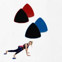 TTSPORTS Disques de glisse triangulaires pour exercices abdominaux et entraînement complet du corps – Disques de fitness pour gym, yoga, Pilates