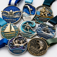 Médaille personnalisée en gros pour la rentrée scolaire, cadeaux d'entreprise, récompense de team building, émail dur anti-rouille, contrôle qualité approuvé