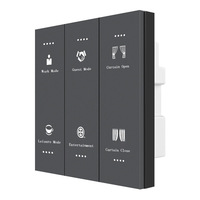 Édition transfrontalière pour panneau de commande intelligent ZigBee 2.4GHz Wi-Fi, contrôle vocal, automatisation domestique par scénarios