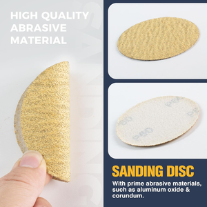 <span class=keywords><strong>3</strong></span>-дюймовый набор коричневых шлифовальных дисков из оксида алюминия без отверстий, абразивные петли для полировки металла, 40-1000 для абразивных инструментов - Product Image 3