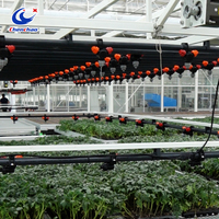Système de pulvérisation automatique en usine avec contrôle PLC EC pH pour l'irrigation des serres et des pépinières