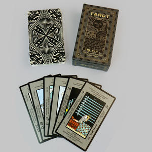 ผู้ผลิตชุดไพ่ทาโรต์ขาวดำแบบกำหนดเอง |   บริการออกแบบธีมสีเทาแบบพกพา ทนทาน รับผลิตตามสั่ง (OEM/ODM) สำหรับขายส่ง - Product Image 3