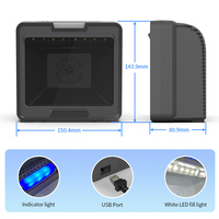 Escáner de Códigos de Barras Xincode, Fabricante de Lectores de Códigos QR y de Pantalla 2D, Plataforma de Escaneo Omnidireccional, Escáner de Escritorio con Ventana Grande