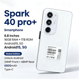 Teléfono Inteligente Dual Unlock Pro Spark 40 PRO 5G con Desbloqueo Facial y por Huella Dactilar, Pantalla de 7.3 Pulgadas 3040x1440, 16GB+1TB, 8000mAh, Cámara de 72MP+108MP, Android - Product Image 3