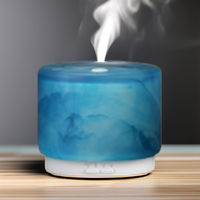 Cylindre en résine diffuseur d'huiles essentielles d'aromathérapie Style de luxe parfum maison/hôtel alimenté par USB 100ml Machine à bruit blanc YS