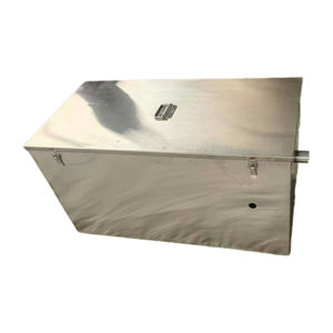 Fourniture d'usine VICTORY en gros Équipement de cuisine en acier inoxydable 304 S/S Séparateur huile-eau pour piège à graisse Inox pour restaurant - Product Image 1