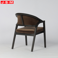 Chaise de salle à manger rustique en bois massif, style nordique, moderne, Poltrona, pour café
