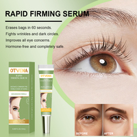 OTVENA Gel Contour des Yeux aux Peptides : Atténue Instantanément Cernes et Poches, Effet Repulpant