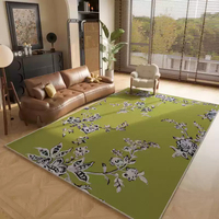 Benyi tapis motif de fleurs imprimé sur mesure anti-dérapant luxueux tapis lavables en machine 8x10 tapis 10x12 pour le salon