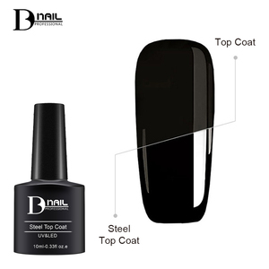 BD Steel Top <span class=keywords><strong>Coat</strong></span> Personnalisé Sans HEMA Super Brillant Top & <span class=keywords><strong>Base</strong></span> <span class=keywords><strong>Coat</strong></span> Gel Diamant Trempé 1KG Haute Brillance Sans Résidu Sans TPO Gel de Finition pour Ongles - Product Image 4