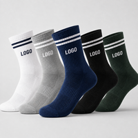 Chaussettes de course personnalisées, chaussettes de sport avec logo, chaussettes respirantes et rembourrées pour la salle de sport et l'entraînement