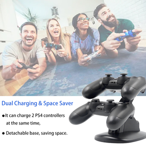 Estación de carga de Gamepad <span class=keywords><strong>PS4</strong></span> para <span class=keywords><strong>PS4</strong></span>/<span class=keywords><strong>PS4</strong></span> Slim/<span class=keywords><strong>PS4</strong></span> Pro <span class=keywords><strong>Controller</strong></span> Accesorios de juego - Product Image 3