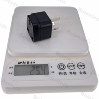 Adaptateur de prise UK vers AU en laiton noir 10A convertisseur Type-G vers Type-I connecteur carré à 3 broches pour les Britanniques vers l'Australie