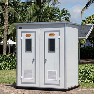Salle de <span class=keywords><strong>douche</strong></span> préfabriquée en acier compacte, <span class=keywords><strong>transportable</strong></span> et mobile, construite en usine, <span class=keywords><strong>douche</strong></span> extérieure avec utilisation de toilettes - Product Image 5