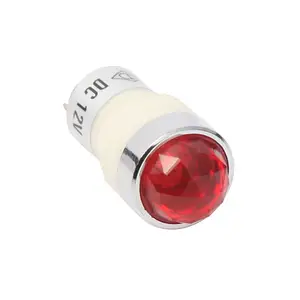 220V led plastic Indicator pilot Signal light lamp with line plastic led light indicator