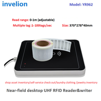 Détecteur multi-étiquettes en champ proche, lecteur-graveur RFID UHF de bureau, portée de 10 à 100CM pour magasin intelligent, inventaire de comptoir de caisse