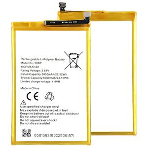 Batería de BL-58BT para teléfono móvil, pila para tecno puvoir 4 LC7 puvoir 4 Pro Spark power 2 LC8 Spark 6 Air KE6 Pova LD7 - Product Image 1