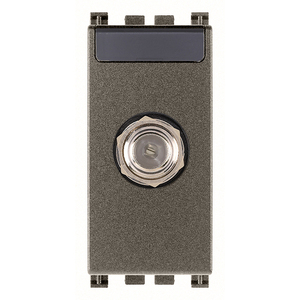 Connecteur coaxial femelle de type F en métal 4,1x2,8x5,3 mm pour câble TV et signal satellite - Product Image 1