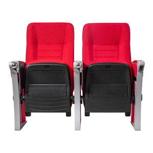 Pilot Auditorium <b>Chairs</b> 511 Control Mark <b>Shell</b> Model Red Fabric School Auditorium Lecture Hall Use - Product Image 2