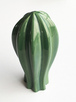 Nouvelle Décoration Cactus en Céramique de Haute Qualité Style Nordique 2025, Design Moderne Vert Glacé, Ornement d'Intérieur Inspiré Pâques Halloween