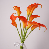 Nouvelles fleurs artificielles Calla Lily hollandaises, aspect doux, pour mariage, photographie en extérieur, accessoires de décoration intérieure