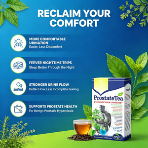 Tè per la Prostata per Uomini, Miscela Naturale di Erbe per Supportare la <span class=keywords><strong>Salute</strong></span> della Prostata e Ridurre le Urinazioni Notturne, Disponibile con Etichetta Privata - Product Image 3