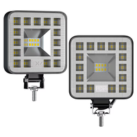DXZ H-MINI-F-23 Mini projecteur de travail 3 pouces 23 LED 18W à faisceau large 9-80V blanc pour camion, SUV, VTT, moto, tout-terrain