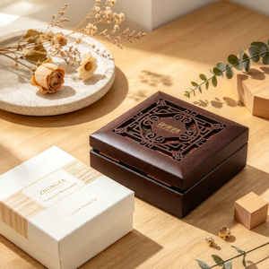 Caja de Madera para Relojes y Joyas, Rectangular, para Anillos, Pulseras y Accesorios, de Alta Calidad, Venta al Por Mayor, Directo de Fábrica - Product Image 3
