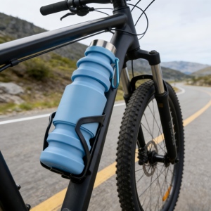 Botella de Agua Plegable de Silicona de 550 ml, Libre de BPA, Ecológica, a Prueba de Fugas, Reutilizable, para Deportes al Aire Libre, Gimnasio, Camping, Viajes - Product Image 3