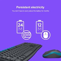 Ensemble de jeu ergonomique avec clavier et souris sans fil Logitech MK275 avec mini récepteur pour les joueurs sur PC portable