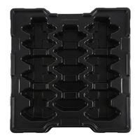 Plateau intérieur thermoformé en PET, PP, PC, couleur, taille et épaisseur personnalisées, antistatique pour composants de puces semi-conductrices SMT PCB