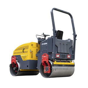 Hightop 1Ton 1000kg Rodillo de carretera Maquinaria de construcción de carreteras Rodillo de vibración hidráulico grande - Product Image 3