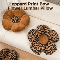 Coussin lombaire en peluche pour bébé, imprimé léopard, coussin de siège pour canapé-lit ou fenêtre, coussin décoratif style Ins