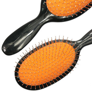 Cepillo de pelo ovalado con cerdas de acero, cepillo de paleta para cuero cabelludo antiestático y masajeador - Product Image 5