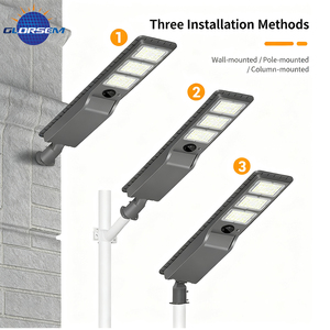 <span class=keywords><strong>Luminaires</strong></span> d'extérieur Glorsem, <span class=keywords><strong>luminaires</strong></span> solaires d'extérieur, lampadaires de jardin, lampadaires solaires tout-en-un intégrés avec panneau - Product Image 4