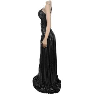 ZHEZHE di alta qualità da donna elegante abito da ballo con Glitter Sexy abito da sera con spalline sottili per donna e donna - Product Image 4