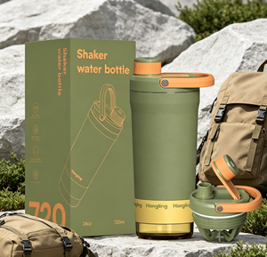 Hong Ling Custom Wholesale High-end Stainless Steel Sports Bottles <strong>Protein</strong> Powder Shake Bottle Fitness <strong>Gifts</strong> - Product Image 1
