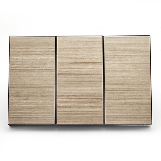 High Quality Stainless Steel Switches Panel Socket 16A Electric Light Switches and Wall Socket Switch for Home Hotel