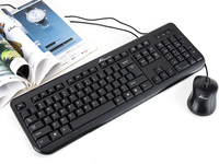 Pasokan produsen layanan OEM profesional Tiongkok penjualan laris klasik ergonomis tata letak berbeda 104 kunci Keyboard berkabel Usb