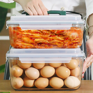 OWNSWING 大号长方形硼硅玻璃食品储存容器，带密封盖，不含 BPA，可使用微波炉和洗碗机 - Product Image 4